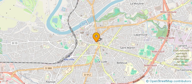 localisation de l'entreprise EURL DELERIS-CAYRE à ALBI