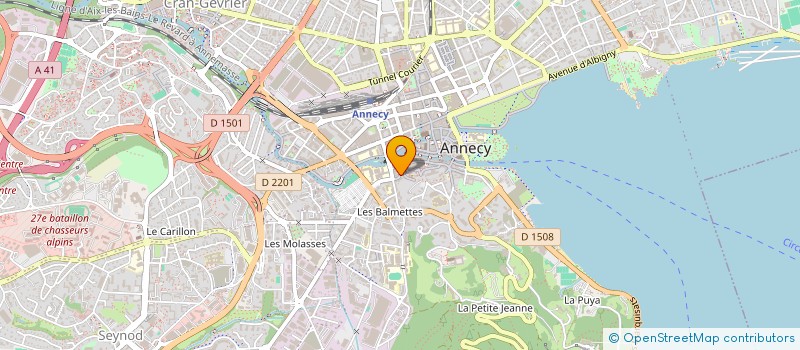localisation de l'entreprise EURL DELICES DES TERROIRS à ANNECY