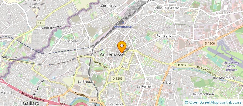 localisation de l'entreprise EURL DELLA PINA à ANNEMASSE