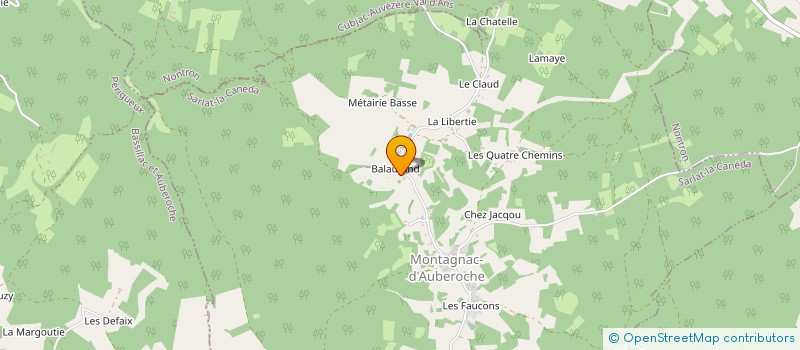 localisation de l'entreprise EURL DELMAS à THENON