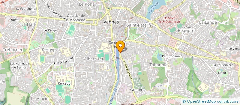 localisation de l'entreprise EURL DELOBELLE à VANNES