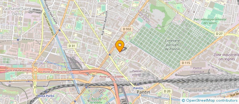 localisation de l'entreprise EURL DELPHINE GRANESS  PANTIN