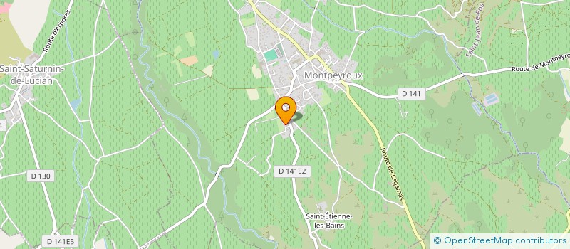 localisation de l'entreprise EURL DELTEIL  ANIANE