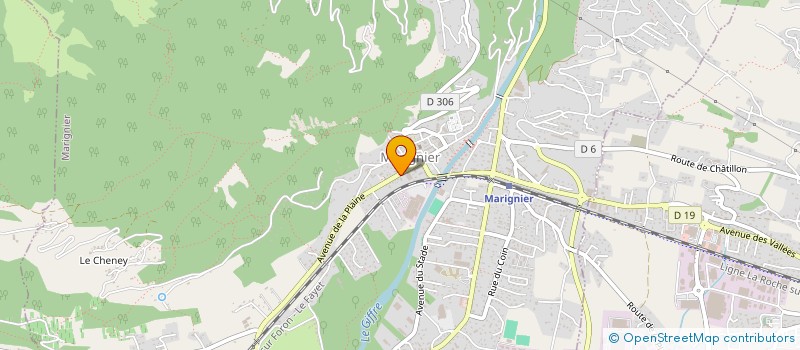 localisation de l'entreprise EURL DELULLIER  MARIGNIER