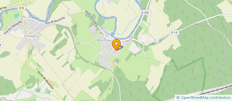 localisation de l'entreprise EURL DEMASSUE FRANCIS  MONCLEY