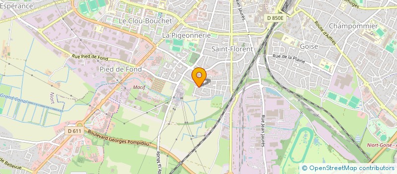 localisation de l'entreprise EURL DEMENGEON à NIORT