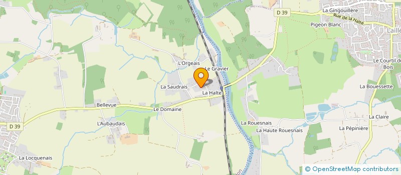 localisation de l'entreprise EURL DENIS EGRI  GUICHEN