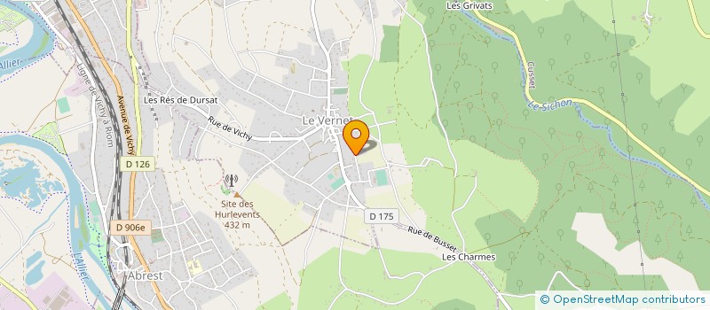 localisation de l'entreprise EURL DENIS JARDIN  LE VERNET