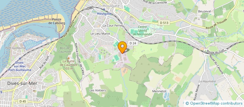 localisation de l'entreprise EURL DENIS MAERTENS à HOULGATE