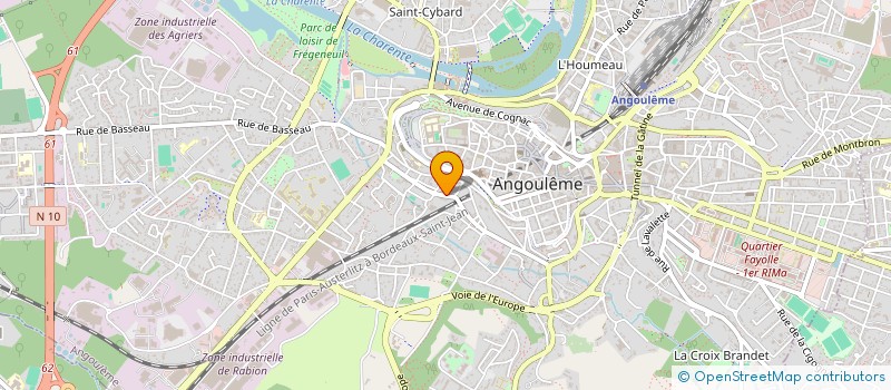 localisation de l'entreprise EURL DENTOGENIC à ANGOULEME