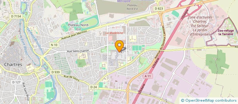 localisation de l'entreprise EURL DEPANN'MOI à CHARTRES