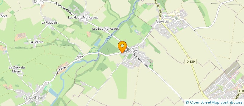 localisation de l'entreprise EURL DERCAEN  BOUGY