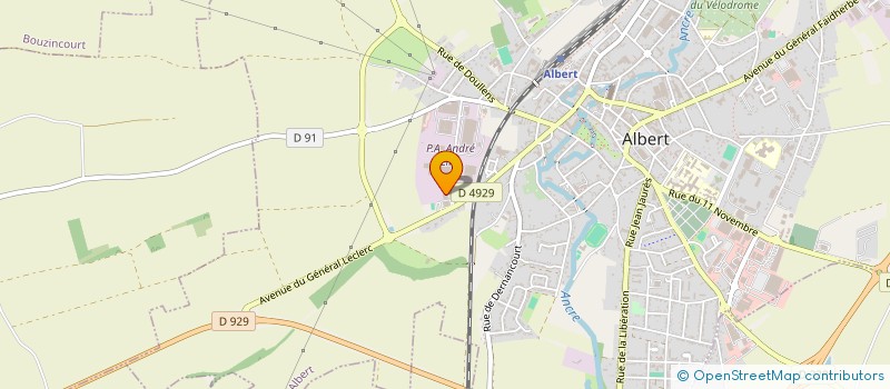 localisation de l'entreprise EURL DEREMARQUE - KLISZ à ALBERT