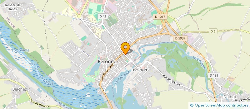 localisation de l'entreprise EURL DERGUESSE VETMOD  PERONNE