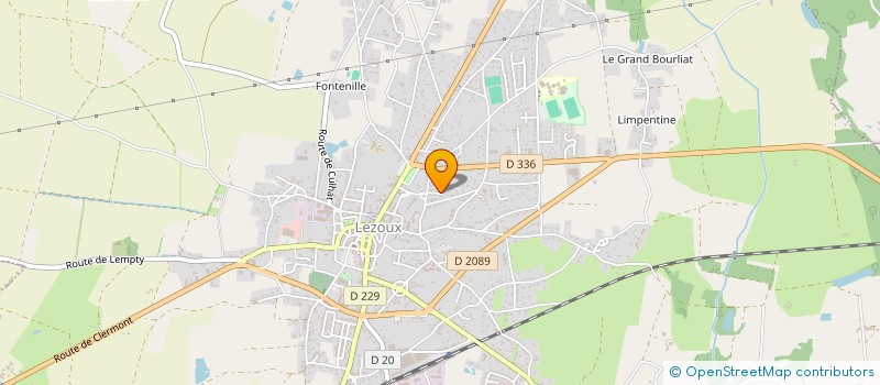 localisation de l'entreprise EURL DES BULLES ET DES PLUMES à LEZOUX