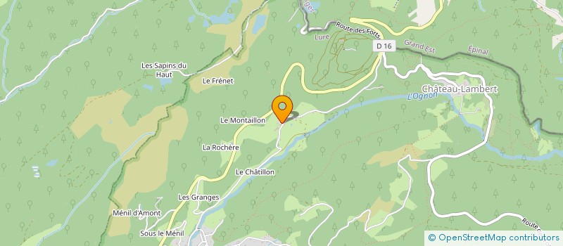 localisation de l'entreprise EURL DES CHASEAUX à HAUT-DU-THEM-CHATEAU-LAMBERT