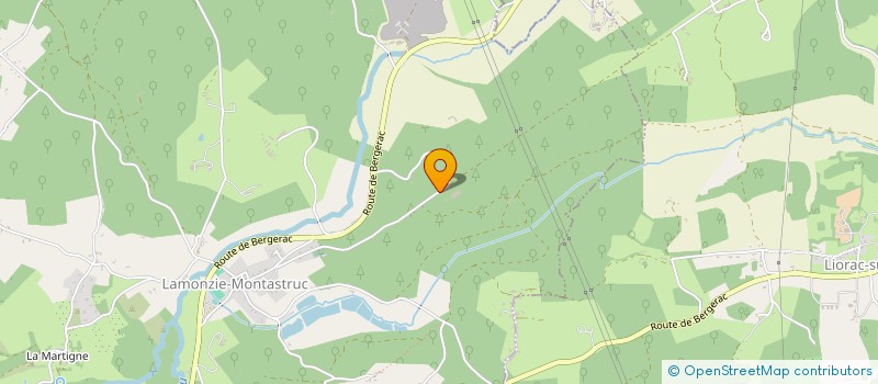 localisation de l'entreprise EURL DES ENERGIES VERTES DU TERME BLANC EN ISSIGEACOIS  LAMONZIE-MONTASTRUC