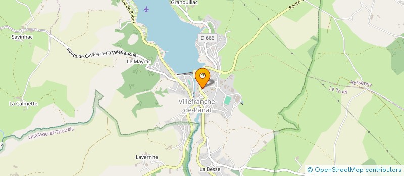localisation de l'entreprise EURL DES ETS GUITARD à VILLEFRANCHE-DE-PANAT
