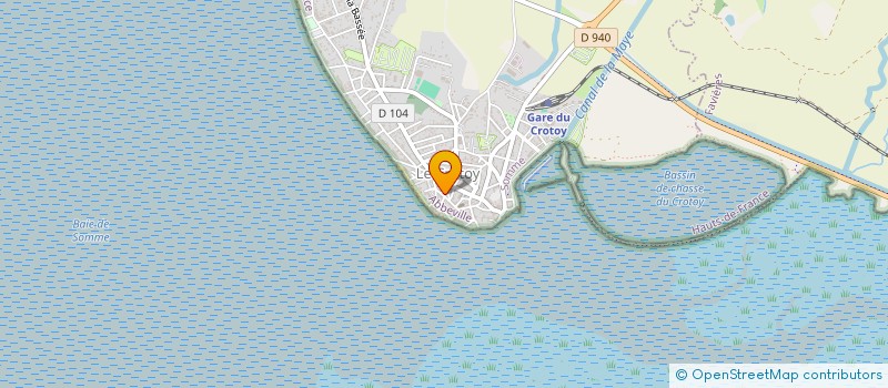 localisation de l'entreprise EURL DES JOURS ET DES NUITS - IMAGES à LE CROTOY