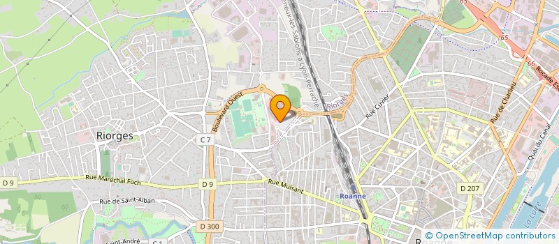 localisation de l'entreprise EURL DES LAGONS  RIORGES