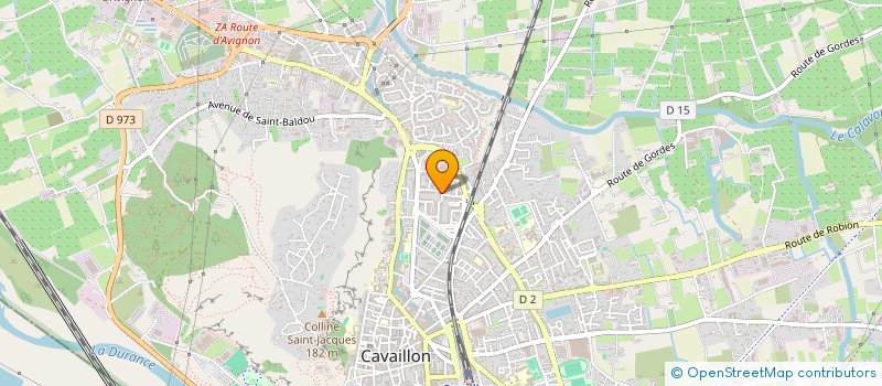 localisation de l'entreprise EURL DES PALMIERS  CAVAILLON