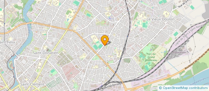 localisation de l'entreprise EURL DES ROSES à NANTES