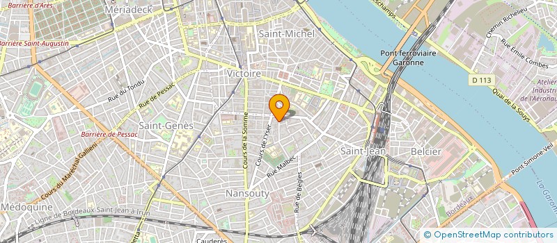 localisation de l'entreprise EURL DESCHMARDIN LIONEL à BORDEAUX
