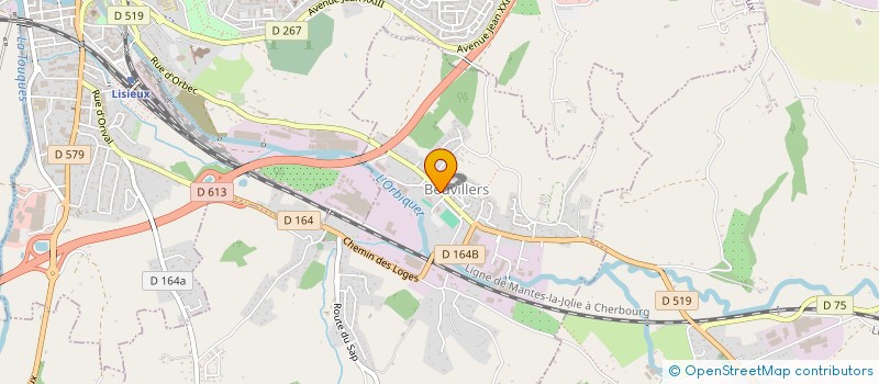 localisation de l'entreprise EURL DESHAYES BRUNO à GLOS