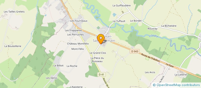 localisation de l'entreprise EURL DESPERCHES  SAINT-JEAN-SAINT-GERMAIN