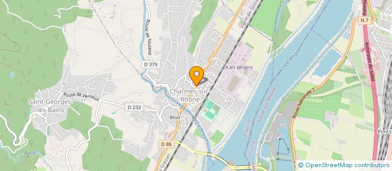 localisation de l'entreprise EURL DESRUOL à CHARMES-SUR-RHONE