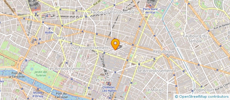 localisation de l'entreprise EURL DESSAUVAGES COMMUNICATION  PARIS