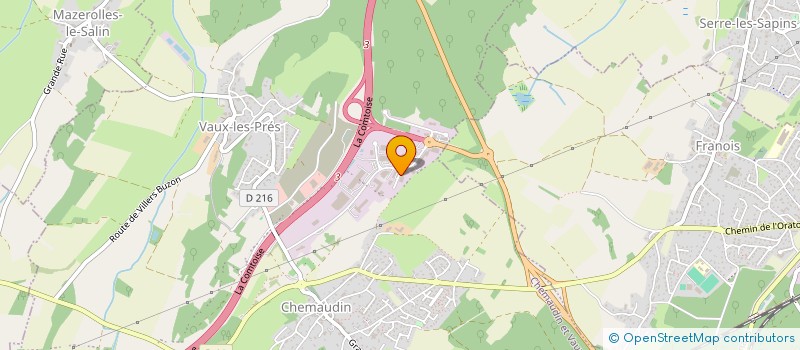 localisation de l'entreprise EURL DESTOCK JARDIN à CHEMAUDIN ET VAUX