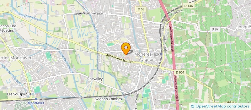 localisation de l'entreprise EURL DEUX MAINS EN BEAUTE à MORIERES-LES-AVIGNON