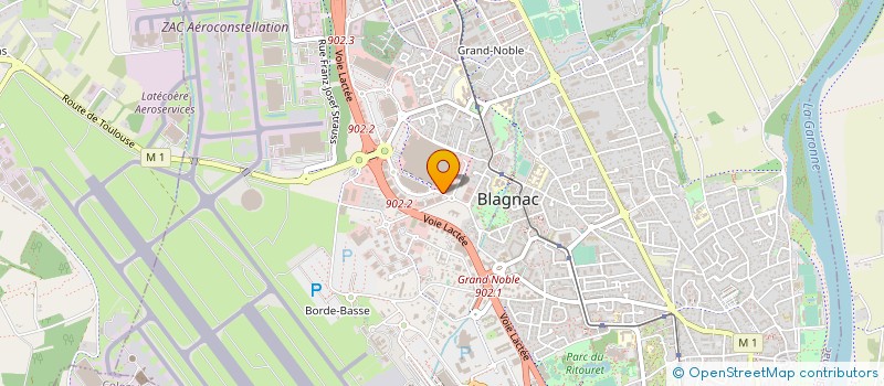 localisation de l'entreprise EURL DEVILLE à BLAGNAC