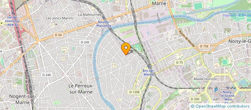 localisation de l'entreprise EURL DF CONSULTING  BRY SUR MARNE