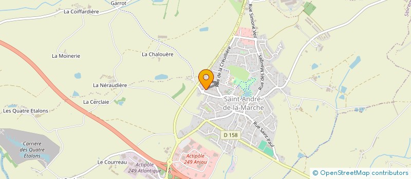 localisation de l'entreprise EURL DG à SEVREMOINE