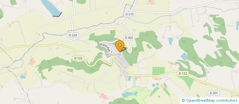 localisation de l'entreprise EURL DGMH  BEAUVILLE