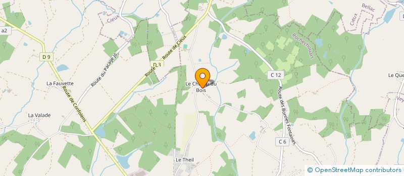 localisation de l'entreprise EURL DIAG-HABITAT 87 à ORADOUR-SUR-GLANE