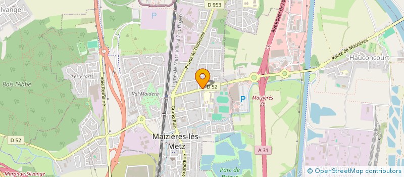 localisation de l'entreprise EURL DIAGONAL HAUCONCOURT  MAIZIERES-LES-METZ