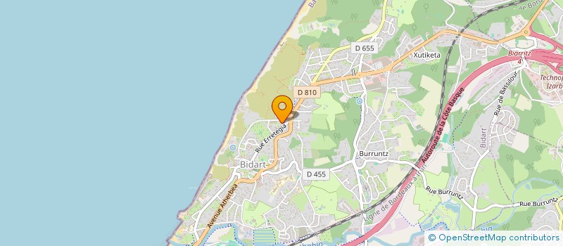 localisation de l'entreprise EURL DIDIER 24 SELF VIDEO  BIDART