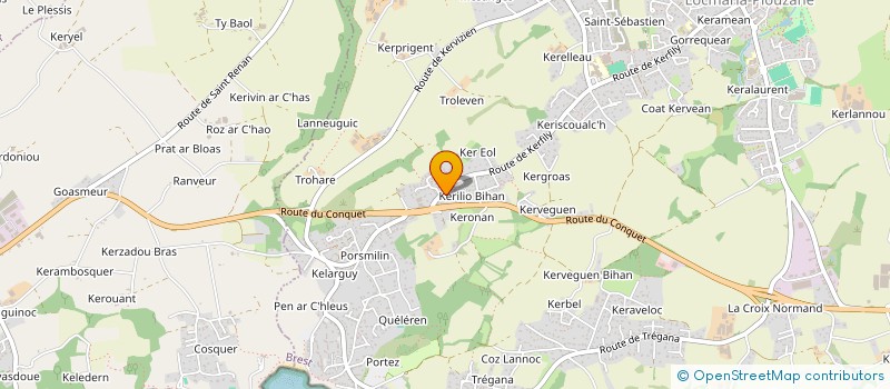 localisation de l'entreprise EURL DIDIER BENARD  LOCMARIA-PLOUZANE