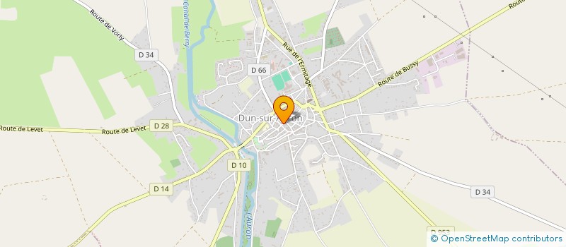 localisation de l'entreprise EURL DIDIER DUMONTET  DUN-SUR-AURON