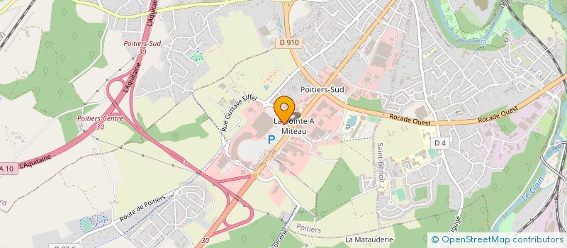 localisation de l'entreprise EURL DIDIER FLEURY à POITIERS