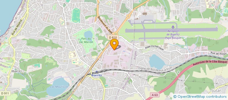 localisation de l'entreprise EURL DIDIER GALOUYE à BIARRITZ