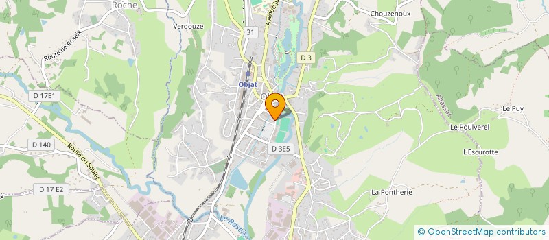 localisation de l'entreprise EURL DIDIER PASCAL  OBJAT