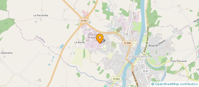 localisation de l'entreprise EURL DIDIER REYRAT à CONFOLENS