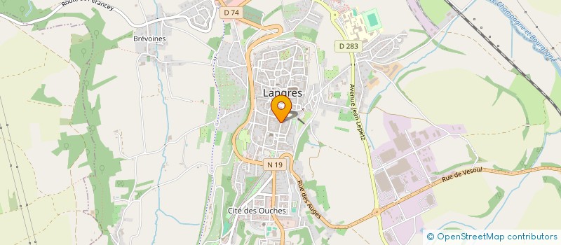 localisation de l'entreprise EURL DIDIER SANDRINE à LANGRES