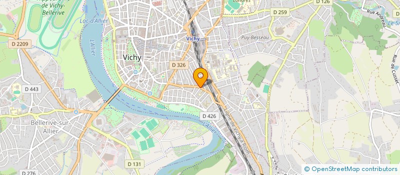 localisation de l'entreprise EURL DIFRANE à VICHY
