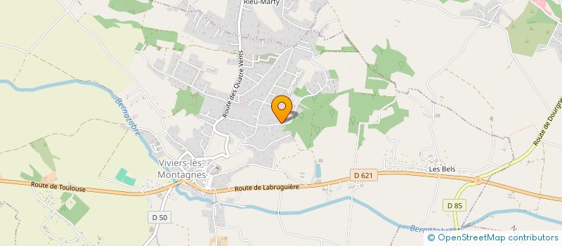 localisation de l'entreprise EURL DINGENEN CHRISTIAN  VIVIERS-LES-MONTAGNES