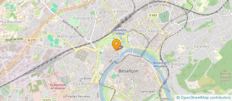 localisation de l'entreprise EURL DISCOUNT'BAR à BESANCON